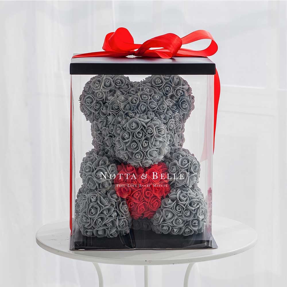 Коробка для Мишки из роз