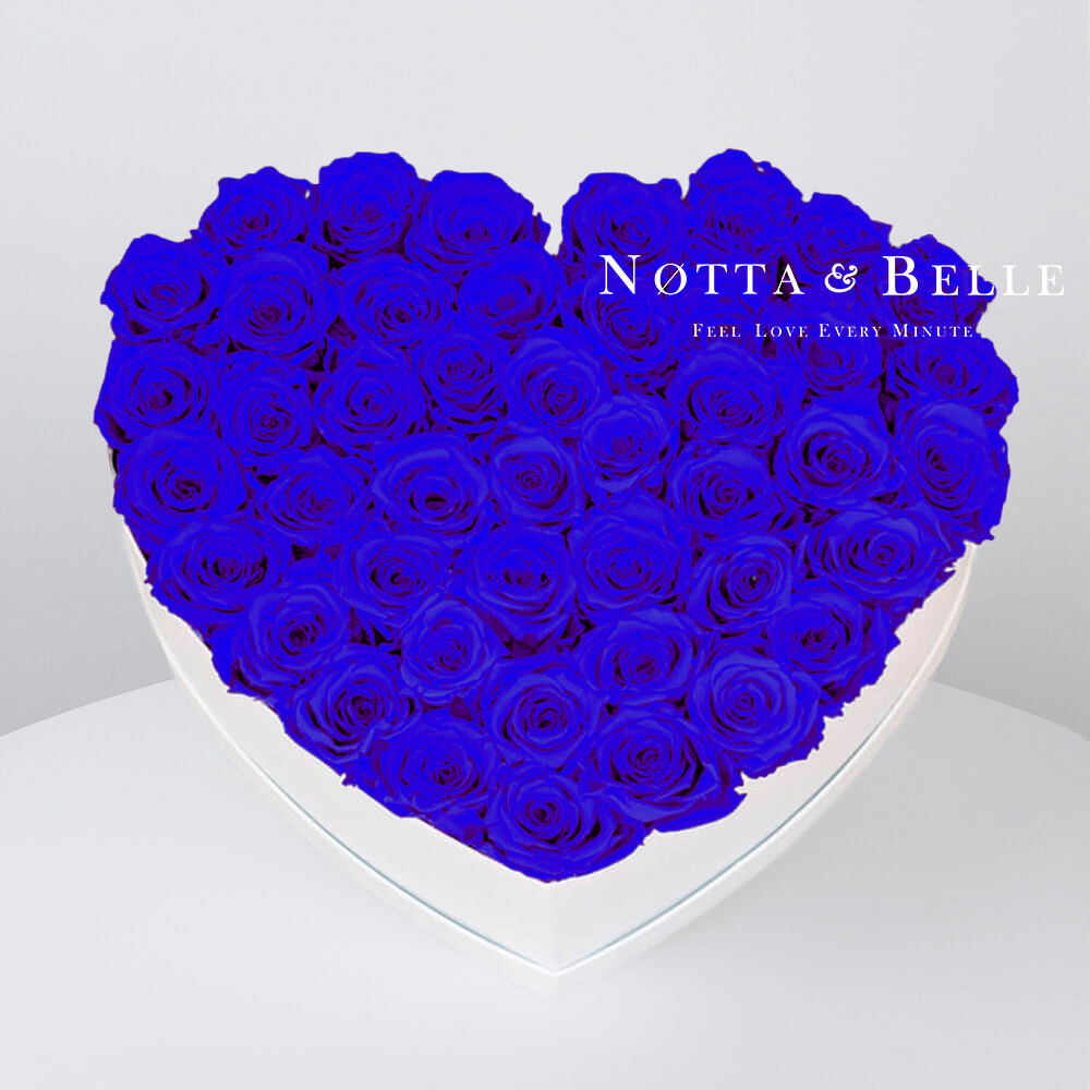 Blauwe boeket «Love» - 35 rozen