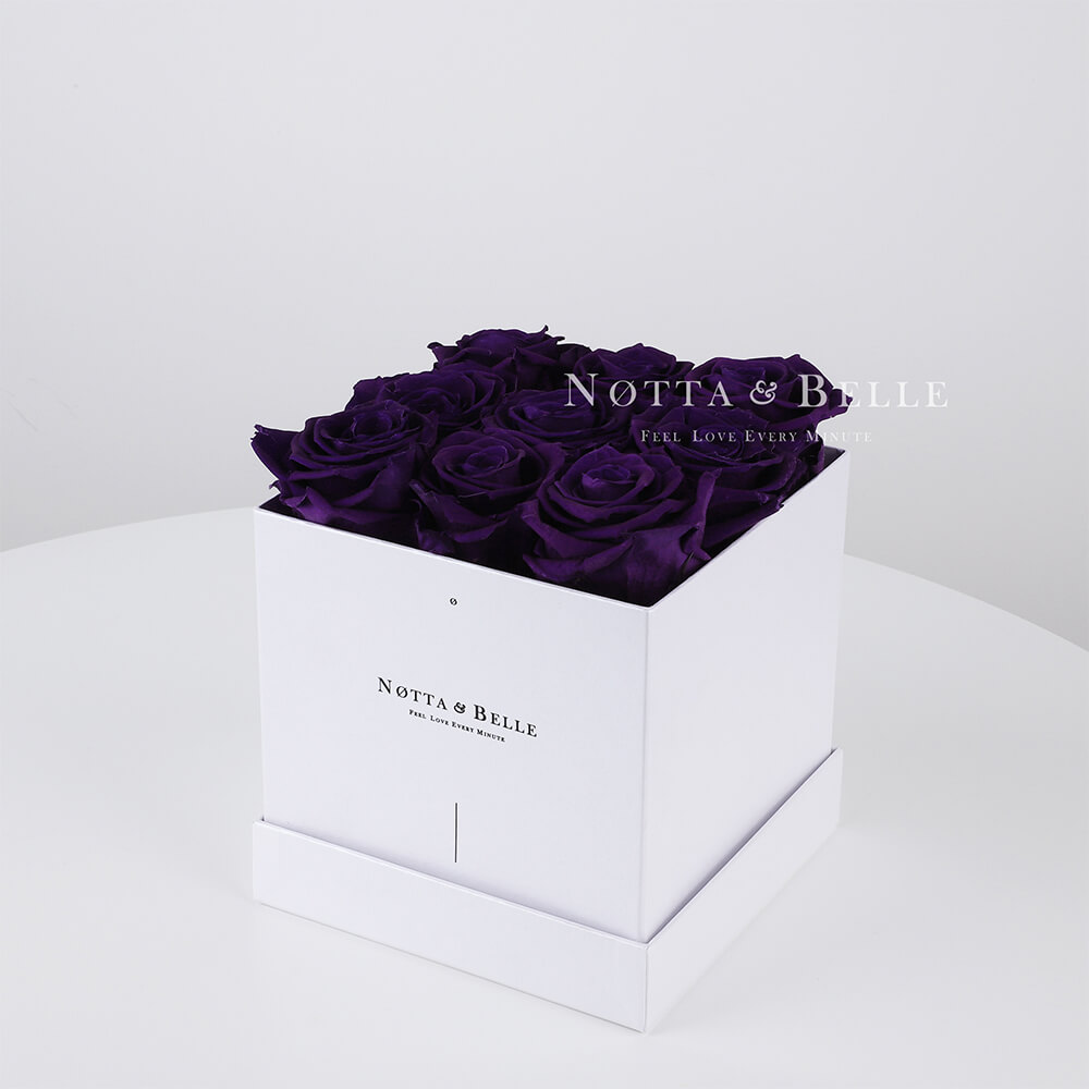 Purple bouquet «Romantic» - 9 roses