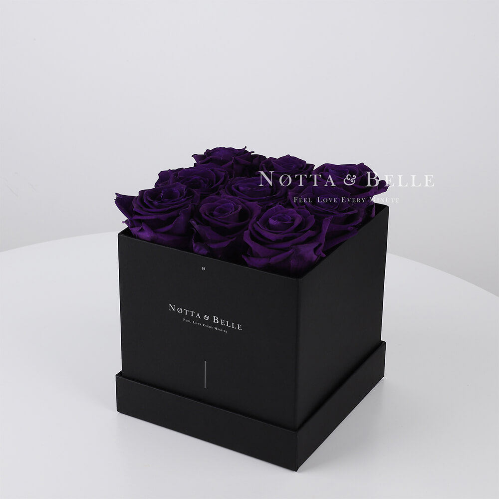 Purple bouquet «Romantic» - 9 roses