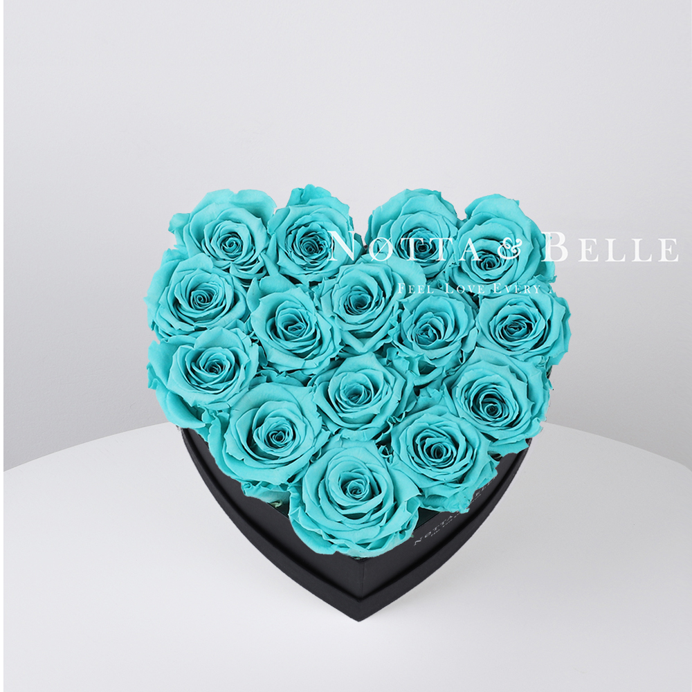 Bouquet Turquoise «Love» - 15 roses 